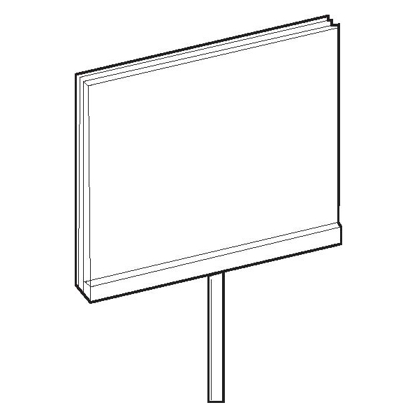 #PJ57X - Sign Holder & Acrylic