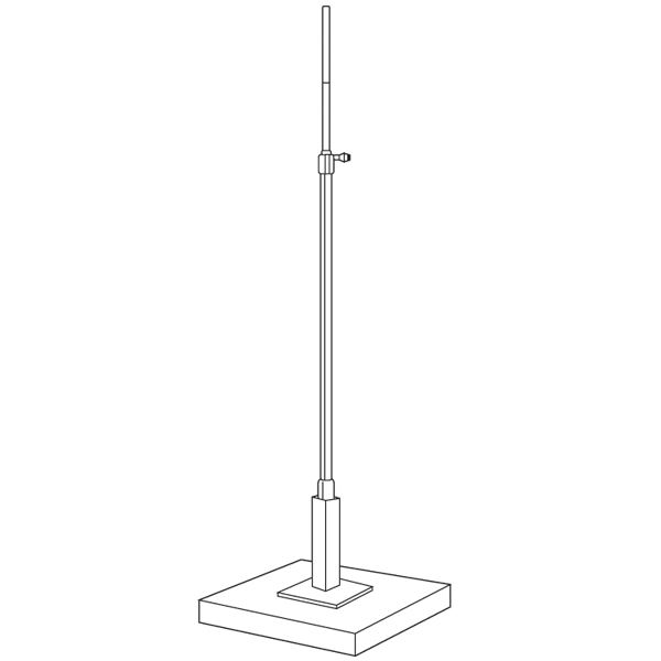 #SB8-5824 - Square Base Display Fixtures