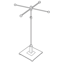 #PB8-1834 - Parsons Base Display Fixtures