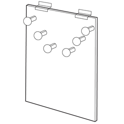 #SP2117S - Slatwall Accessories & Acrylic Accessories