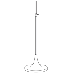 #TRB5-3809 - Trumpet Base Display Fixtures