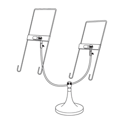 #TRB6-1251 - Trumpet Base Display Fixtures