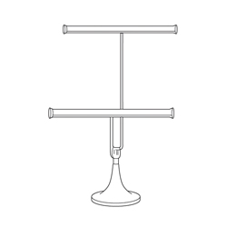 #TRB6-1830 - Trumpet Base Display Fixtures