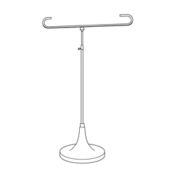 #TRB8-1840 - Trumpet Base Display Fixtures